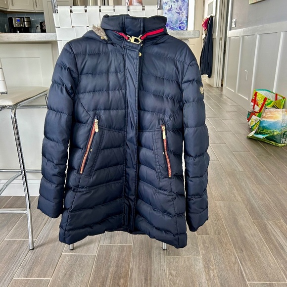 Navy Blue winter snow jacket size large - Picture 1 of 3